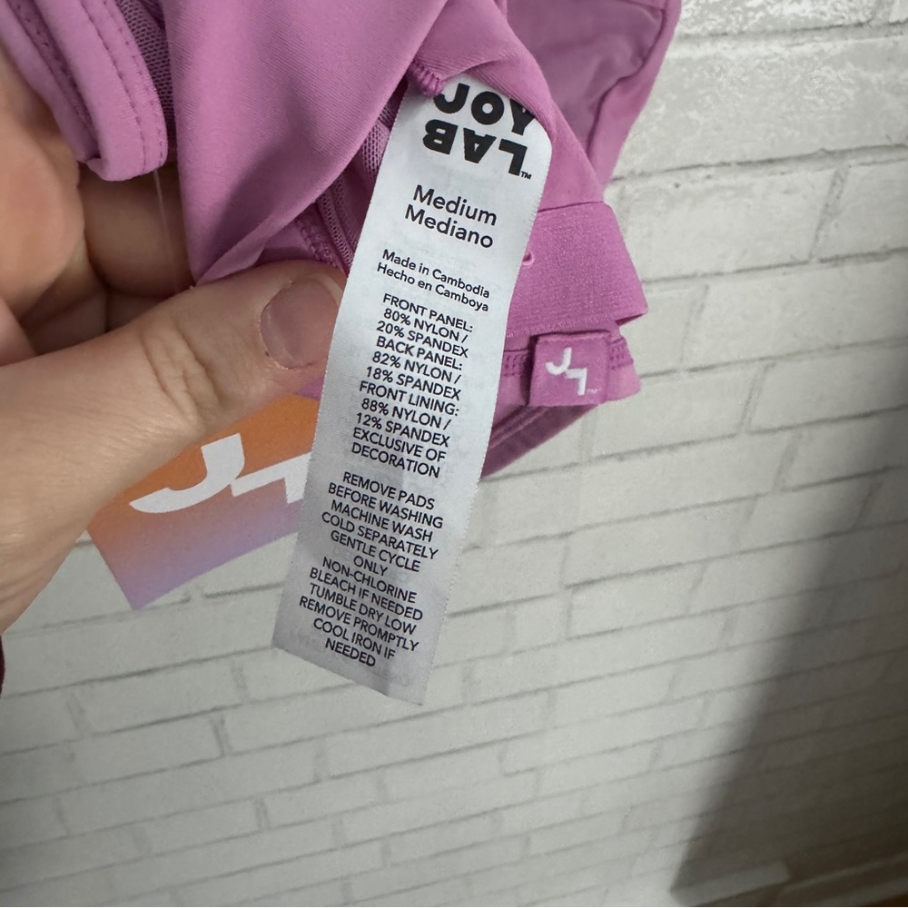 JOYLAB Moon Mesh Racerback Sports Bra - Picture 6 of 8